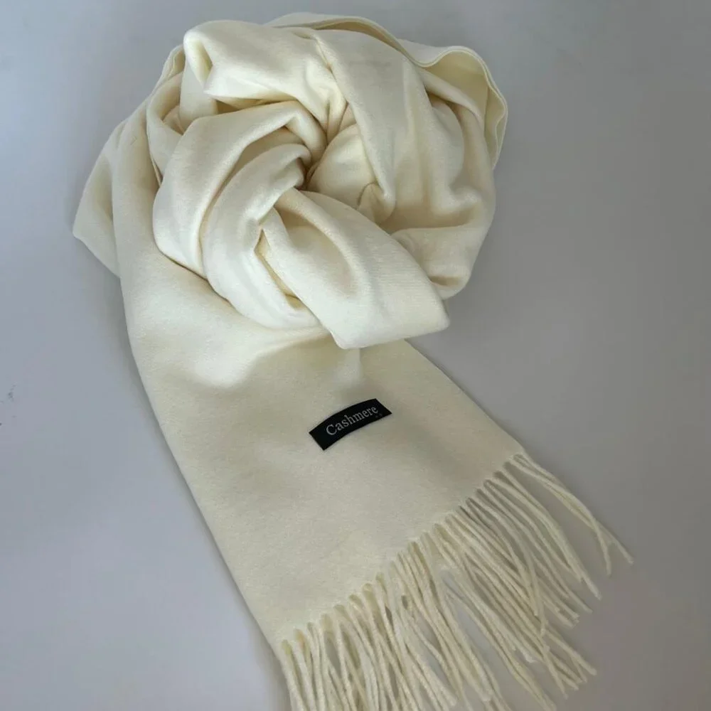 Cashmere Scarf - Plain Luxury Turkish Cashmere Blend